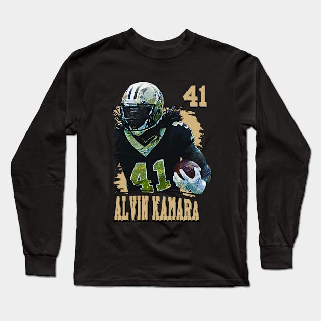 Alvin kamara Long Sleeve T-Shirt by Aloenalone